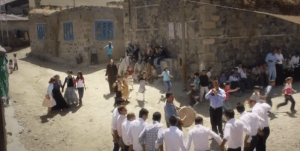 men's dance at wedding in a Turkish village